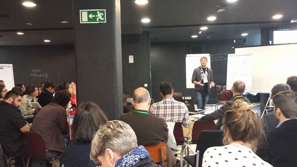 En la Coworking Spain Conference 2014 - Madrid - Diego Tomás